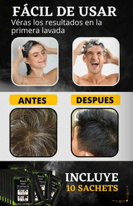 NUEVO TINTE SHAMPOO ANTICANAS DEXE EN CAJA