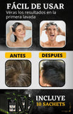 NUEVO TINTE SHAMPOO ANTICANAS DEXE EN CAJA