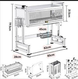 ESCURRIDOR PARA PLATOS DE ACERO+